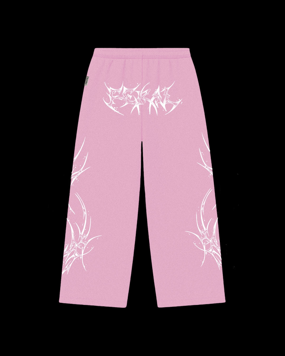 ROGUE WIDE-LEG SWEATPANTS BABY PINK