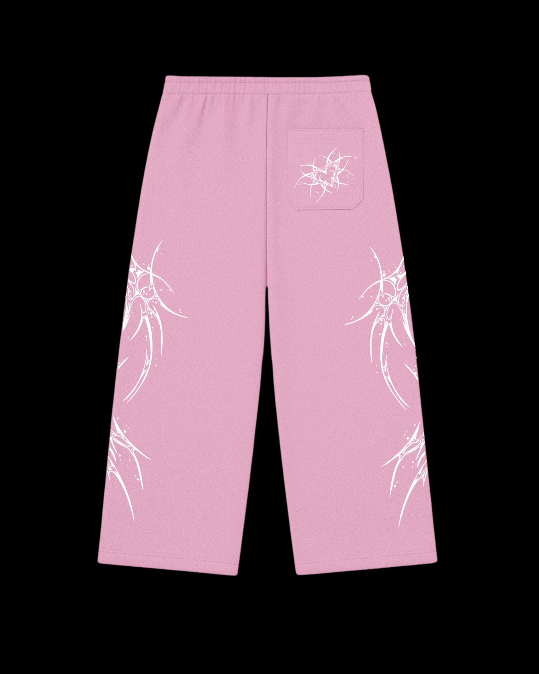 ROGUE WIDE-LEG SWEATPANTS BABY PINK
