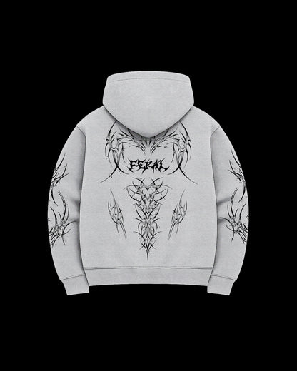 ROGUE ZIP HOODIE GREY