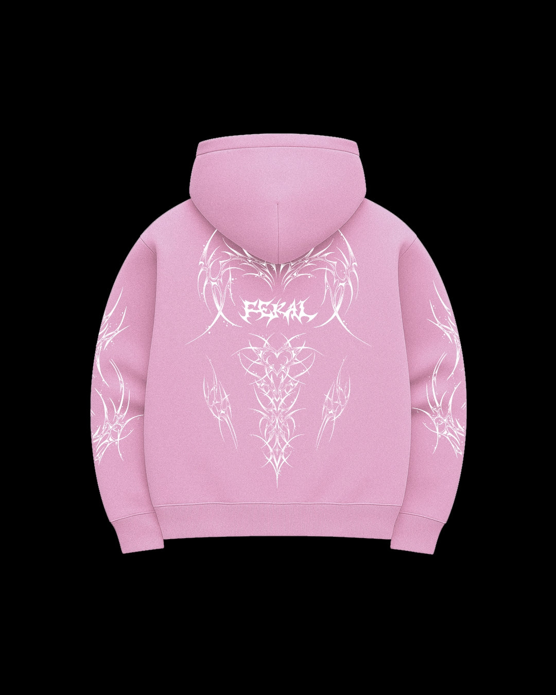 ROGUE ZIP HOODIE BABY PINK