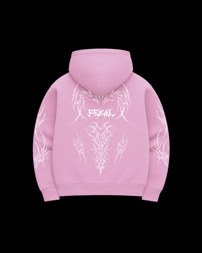 ROGUE ZIP HOODIE BABY PINK